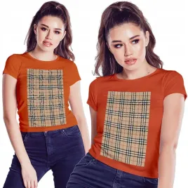 koszulka-damska-kobieca-t-shirt-unikalny-design-kratka-krata-xl-jakosc