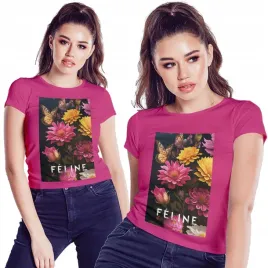 koszulka-damska-kobieca-t-shirt-unikalny-design-kwiaty-kwiatki-m-jakosc