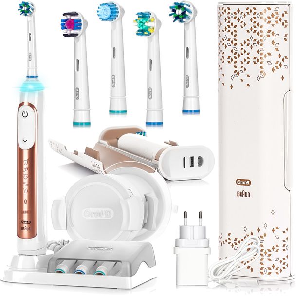 ﻿SZCZOTECZKA ELEKTRYCZNA BRAUN ORAL-B GENIUS 9000 PREMIUM PACK + 4x KOŃCÓWKI