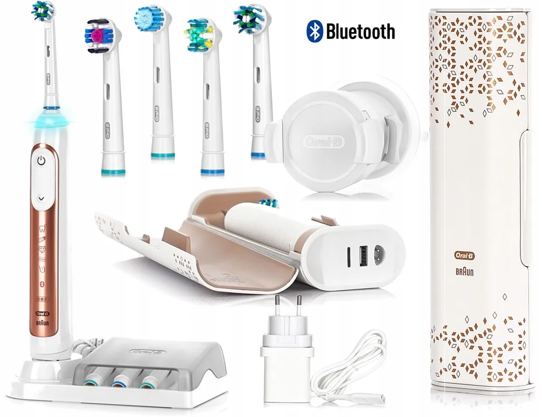 SZCZOTECZKA ELEKTRYCZNA BRAUN ORAL-B GENIUS 9000 PREMIUM PACK + 4x
