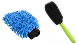 zestaw-rekawica-z-mikrofibry-do-mycia-samochodu-szczotka-do-felg-kolpakow