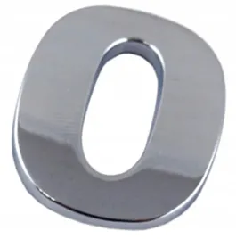 emblemat-litera-literka-cyfra-cyfry-chrom-o-o-g9f74