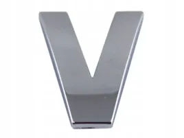 emblemat-litera-literka-chrom-naklejka-3d-v-v-duza-56cm