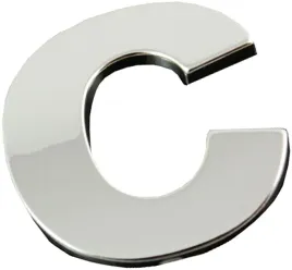 emblemat-litera-literka-chrom-c-c-duze-56cm-y4d26