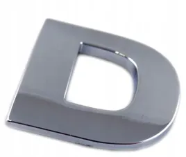 emblemat-litera-literka-cyfra-cyfry-chrom-d-a4r45