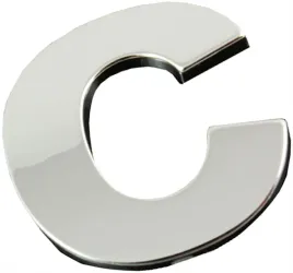 emblemat-litera-literka-chrom-c-c-duze-56cm-s1h20