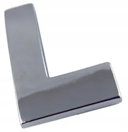 emblemat-litera-literka-cyfra-cyfry-chrom-naklejka-l-l