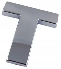 emblemat-litera-literka-cyfra-cyfry-chrom-t-t-a1l81