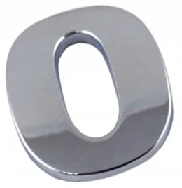 q2o15-emblemat-litera-literka-cyfra-cyfry-chrom-o