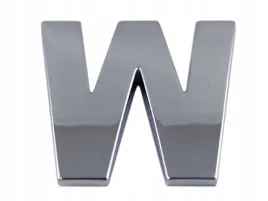 emblemat-litera-literka-cyfra-cyfry-chrom-w-w