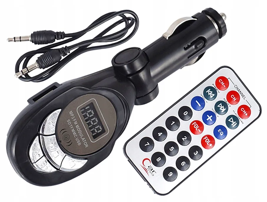 mmc-pilot-transmiter-fm-mp3-wma-usb-kart-karty-sd-stan-nowy