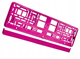 ramka-na-tablice-rejestracyjna-metalizowana-rozowa-f1a65