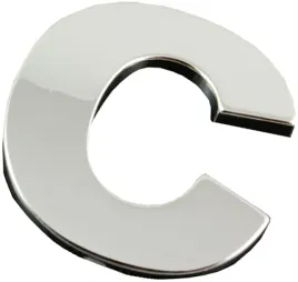 emblemat-litera-literka-chrom-c-c-duze-56cm-y2k75