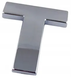 emblemat-litera-literka-cyfra-cyfry-chrom-t-t-k0i34