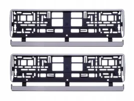 ramka-na-tablice-rejestracyjna-srebrna-mat-zestaw-ramek-samochodowych-2szt