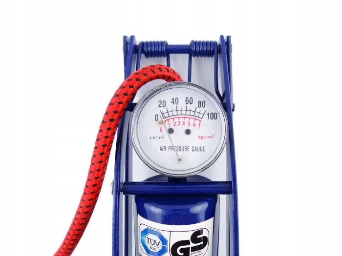 pompka-nozna-do-kol-samochodowa-niebieska-metalowa-do-motoru-roweru-pilek-stan-nowy-waga-z-opakowaniem-0-58-kg