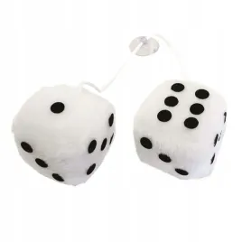 kostki-kosci-samochodowe-ozdobne-na-lusterko-biale