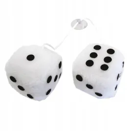 kostki-kosci-samochodowe-ozdobne-na-lusterko-biale