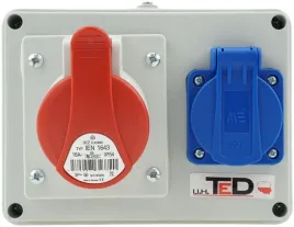 rozdzielnica-budowlana-2-gniazda-1-x-400v-16a-4p-1-x-250v-16a-ip44
