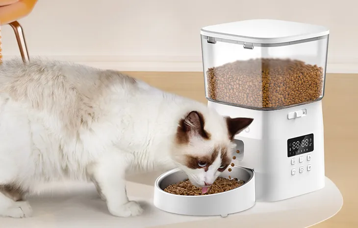 rojeco-2l-automatic-pet-feeder-button-version-white-stan-nowy-marka-inna