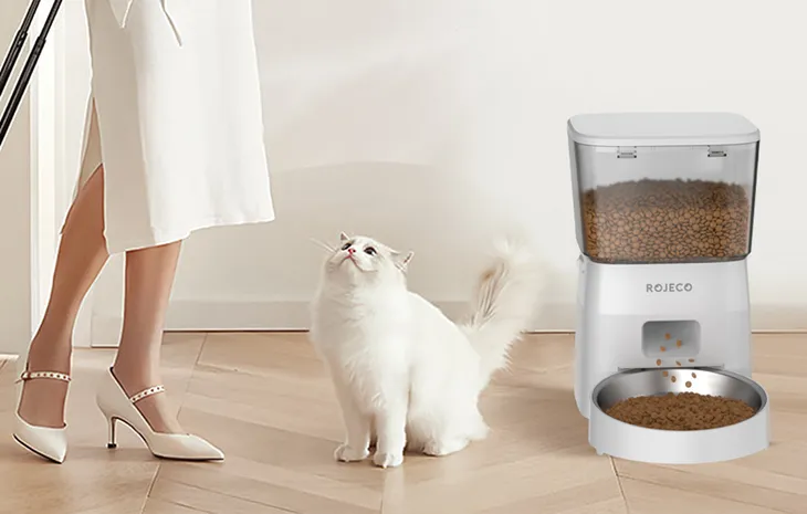 rojeco-2l-automatic-pet-feeder-button-version-white-stan-nowy-kod-producenta-brak