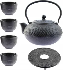 czajnik-imbyk-15l-zeliwny-stalowy-zaparzacz-4x-czarki-podkladka-zestaw