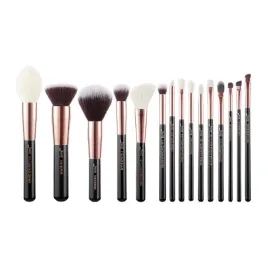 jessup-essential-makeup-brush-zestaw-pedzli-do-makijazu-black-15szt