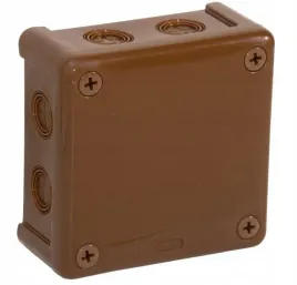 puszka-natynkowa-pusta-8-wlotow-viplast-vp-42-brazowa-ip55-98x98x42mm-042-0