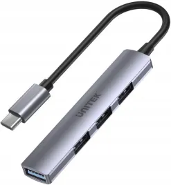 adapter-unitek-h1208b-hub-usb-c-1-usb-a-5gbps-3-usb-a-2-0