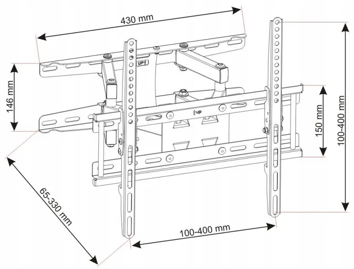 uchwyt-tv-scienny-led-lcd-art-23-60-standard-vesa-200-x-200-200-x-300-300-x-200-300-x-300-300-x-400-400-x-200-400-x-400