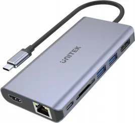 adapter-unitek-d1056a-hub-usb-c-2x-usb-3-1-hdmi-dp-rj45-czytniksd