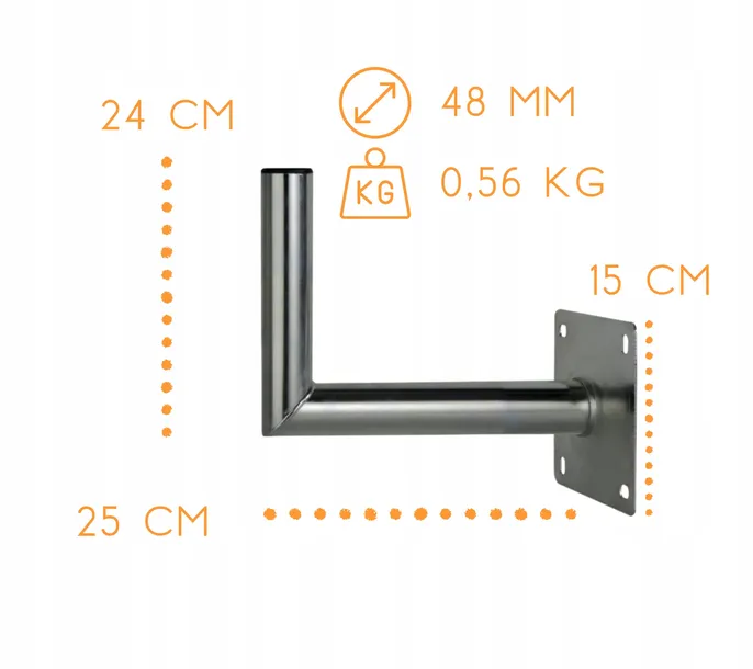 uchwyt-scienny-katowy-al-usl-48-250al-corab-kod-producenta-usl-48-250-al