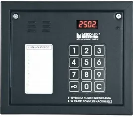 laskomex-cp-2502nr-czarny-panel-audio-z-mini-lista-lokatorow-i-z-czytnikiem