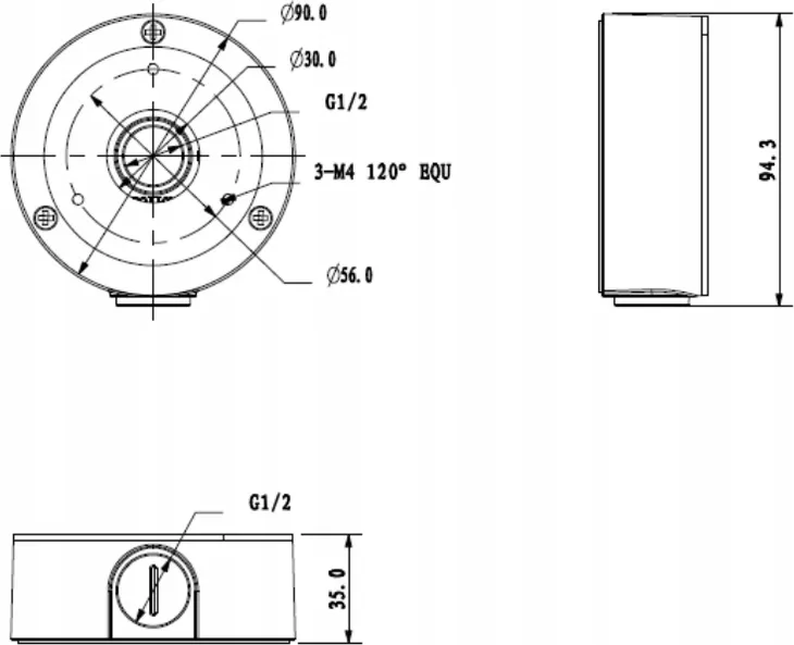 uchwyt-dahua-pfa134-marka-dahua