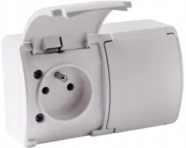gniazdo-natynkowe-podwojne-z-uziemieniem-z-klapka-viplast-koala-biale-ip44