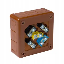 puszka-natynkowa-z-zaciskami-12-wlotow-viplast-vp-41-brazowa-ip55-98x98x42m