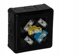 puszka-natynkowa-z-zaciskami-12-wlotow-viplast-vp-41-czarna-ip55-98x98x42mm