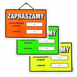 korfed-wywieszka-laminowana-a5-zapraszamy-mix-x-1-szt