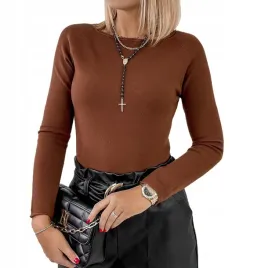 cienki-sweter-damski-dopasowany-i-elastyczny-cassius-brazowy