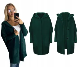 kurtka-alpaka-kaptur-ciepla-welniana-oversize-butelkowa-zielen