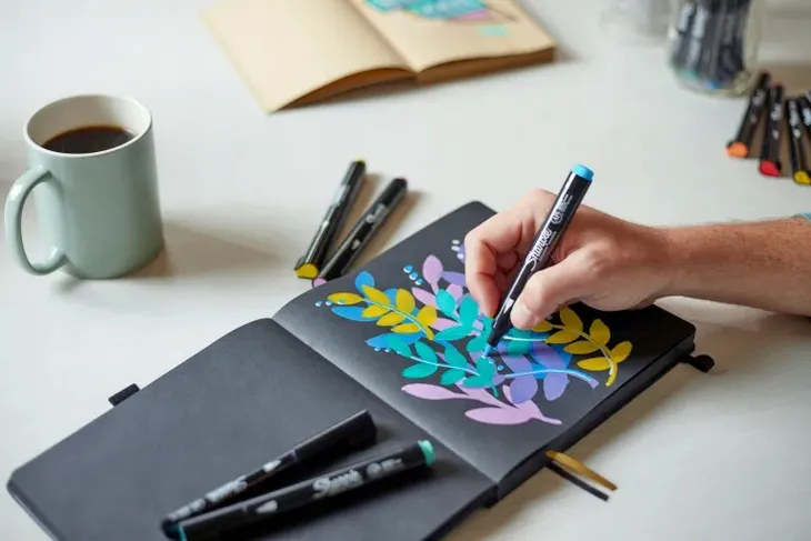 markery-artystyczne-sharpie-5-kolorow-marka-sharpie