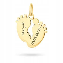 zlota-zawieszka-stopki-stopy-dla-mamy-585-grawer