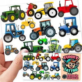 tatuaze-zmywalne-dla-dzieci-dzieciece-traktory-wzory-jakosc