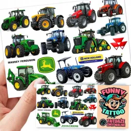 tatuaze-dla-dzieci-zmywalne-tymczasowe-traktory-wzory-jakosc