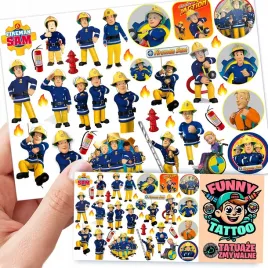 tatuaze-zmywalne-dla-dzieci-strazak-sam-wzory-oryginalne