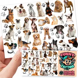tatuaze-dla-dzieci-zmywalne-tymczasowe-psy-pieski-wzory-jakosc