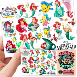 tatuaze-dla-dzieci-zmywalne-tymczasowe-mala-syrenka-arielka-wzory-jakosc