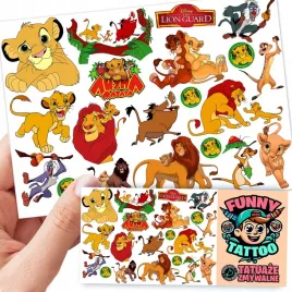 tatuaze-zmywalne-dla-dzieci-dzieciece-krol-lew-wzory-jakosc