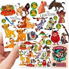 tatuaze-zmywalne-dla-dzieci-krol-lew-wzory-oryginalne