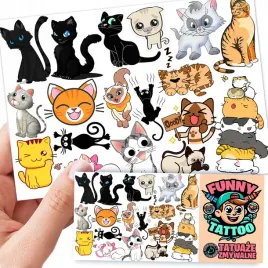 tatuaze-zmywalne-dla-dzieci-dzieciece-koty-wzory-jakosc